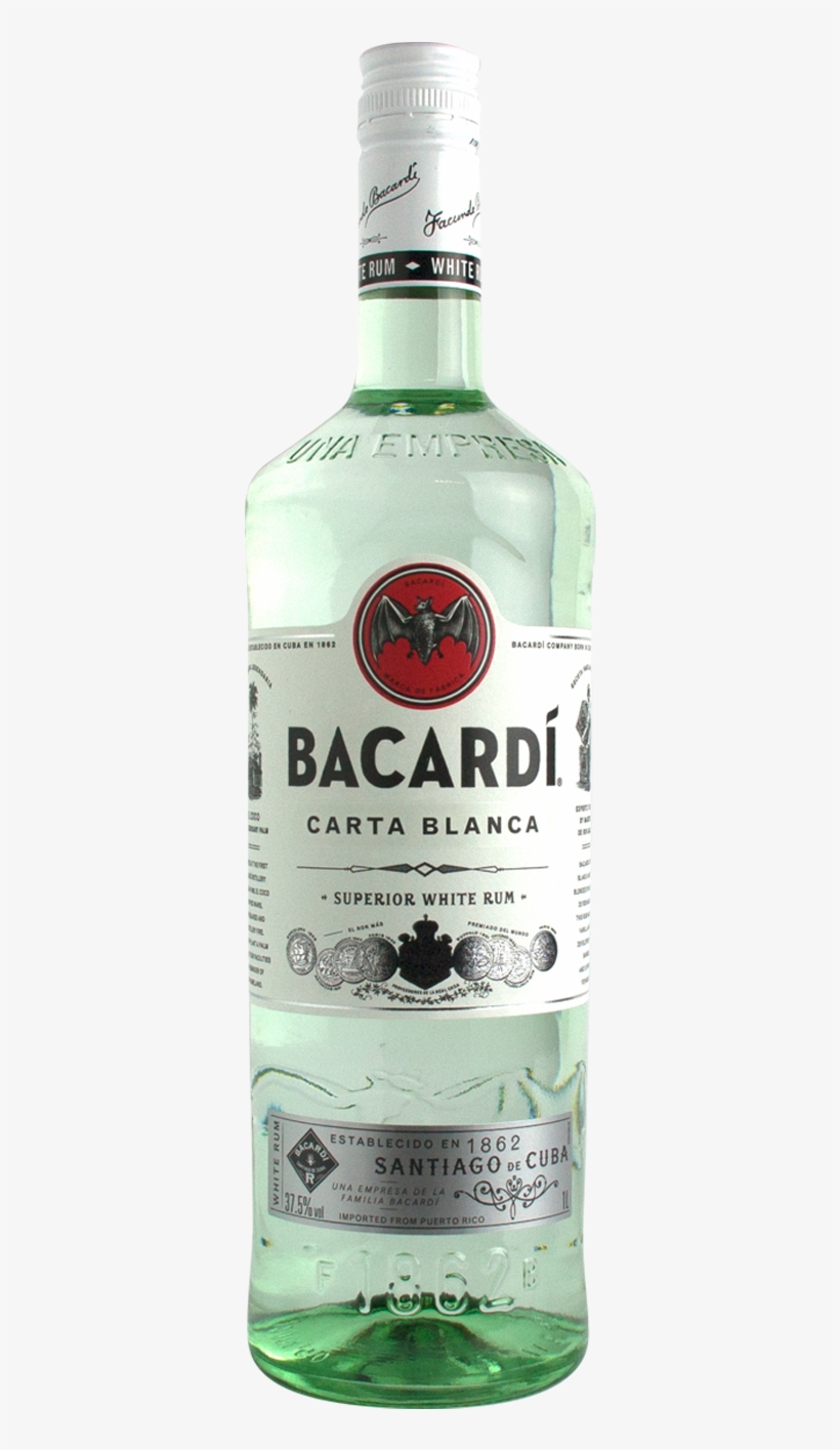 Bacardi 1l - Bacardi, transparent png