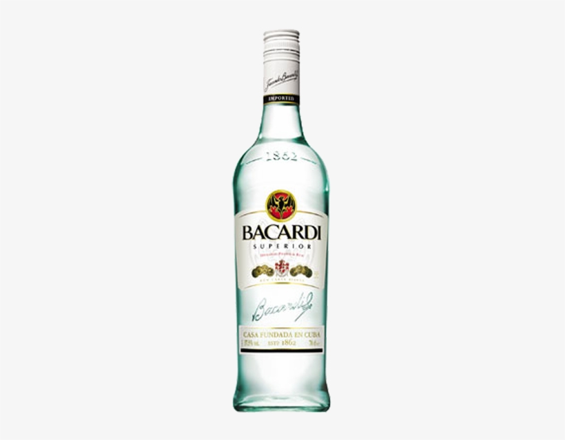 Bacardi Carta Blanca Rum 70cl, transparent png
