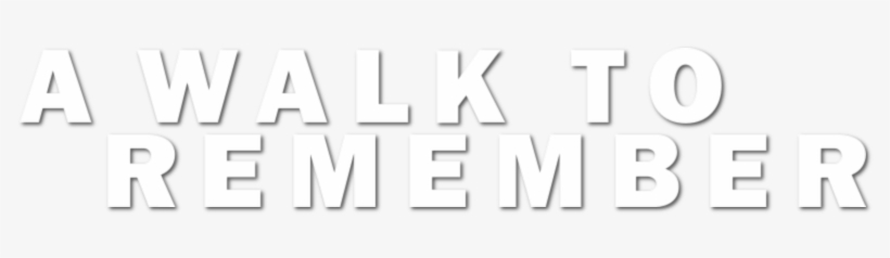 A Walk To Remember Image - Calligraphy, transparent png