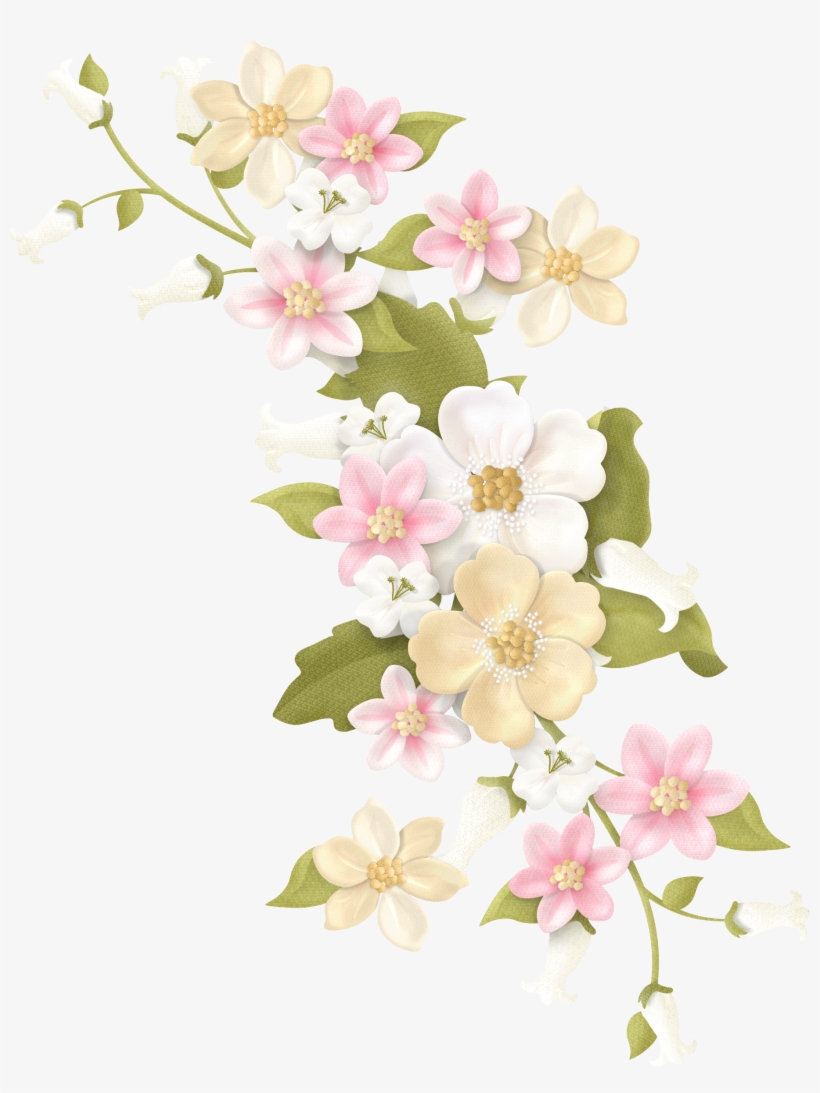 Pin By Disturbedkorngirl On Digital - Flores Colores Pasteles Png, transparent png