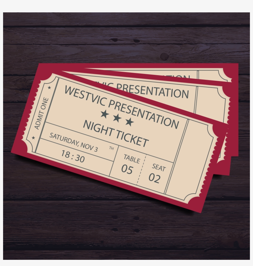 Presentation Night Ticket - Wood, transparent png