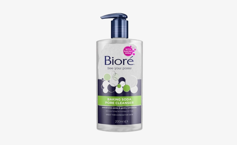 Prevnext - Biore Baking Soda Liquid Cleanser 200ml, transparent png