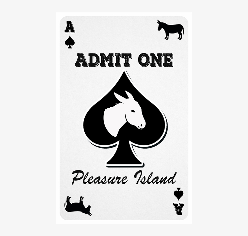 Pleasure Island Ticket - Ticket, transparent png