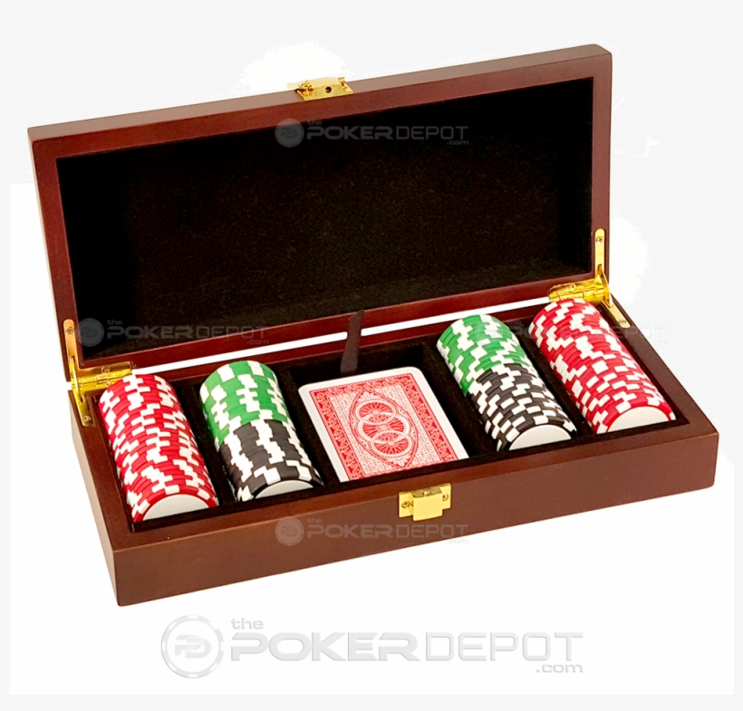 Mahogany Poker Chip Case - Poker Sets, transparent png