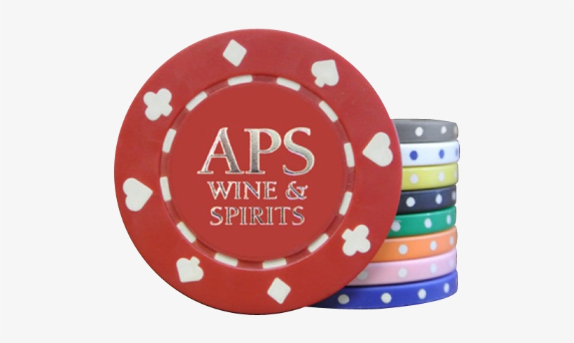 Suited Custom Hot Stamp Poker Chips - Pack Of 25 Black '1 Beer' Bar Token Poker Chips By, transparent png