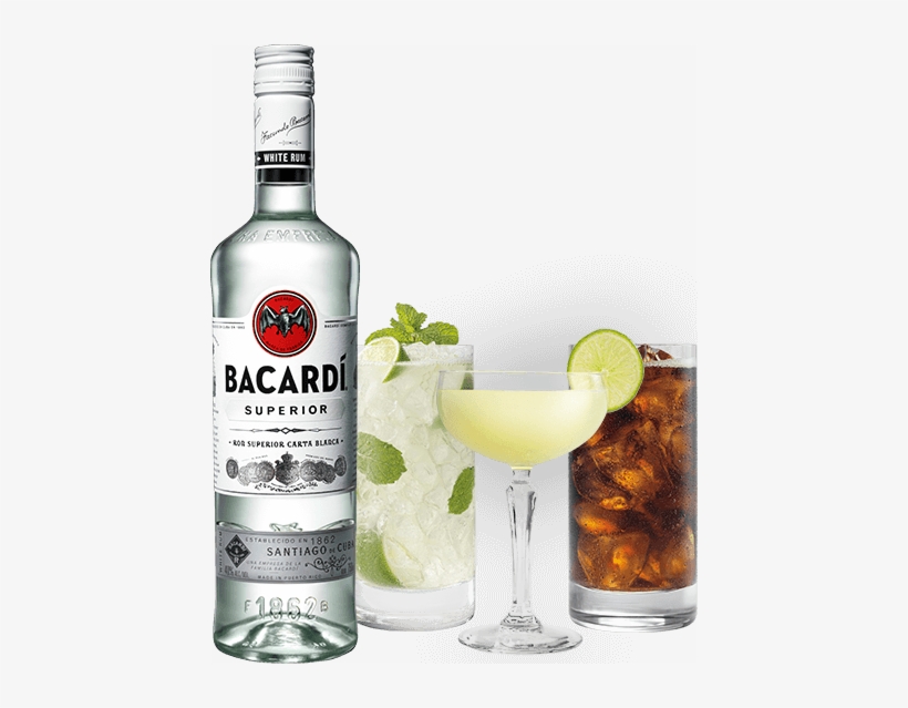Recipebacardí And Cola Recipe - Bacardi Carta Blanca, transparent png