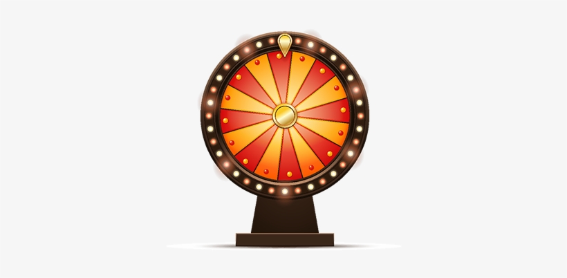 Vector Cartoon Illustration Of A Glowing Wheel Fortune - Calistoga Unified School District, transparent png