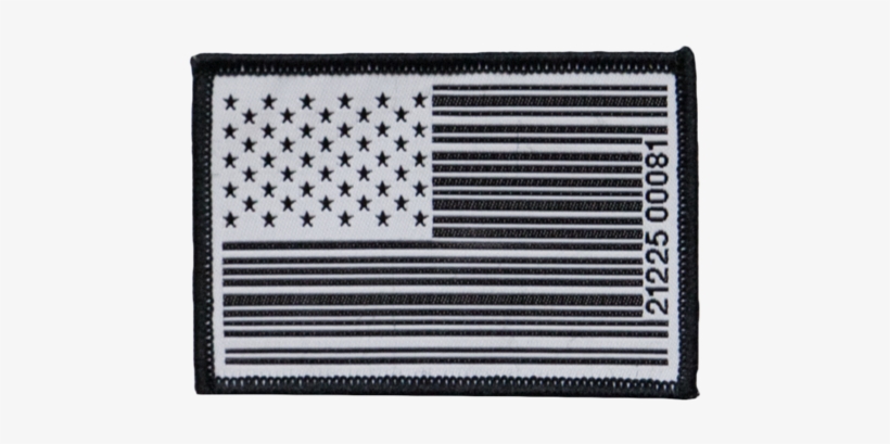 American Flag Barcode Patch - America Inc. - The Rise And Fall, transparent png