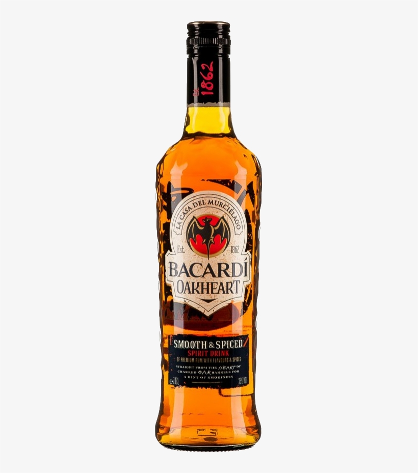 Bacardi Oakheart, transparent png