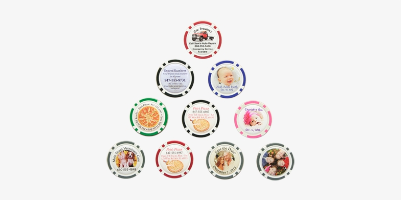 Poker Chip Advertising Magnets Group Of - Advertising, transparent png