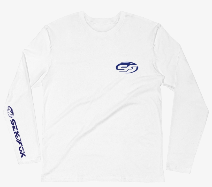 Performance Long Sleeve Fishing Shirt White American - Long-sleeved T-shirt, transparent png