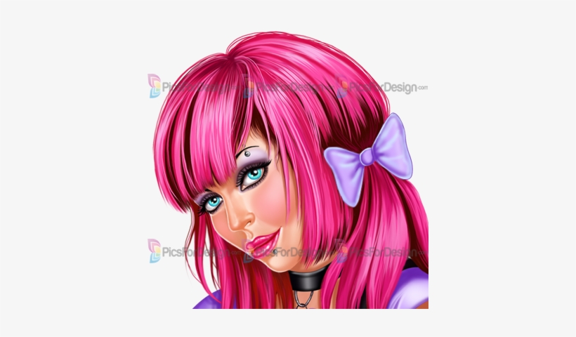 Emo Girl 2 Psp - Lace Wig, transparent png