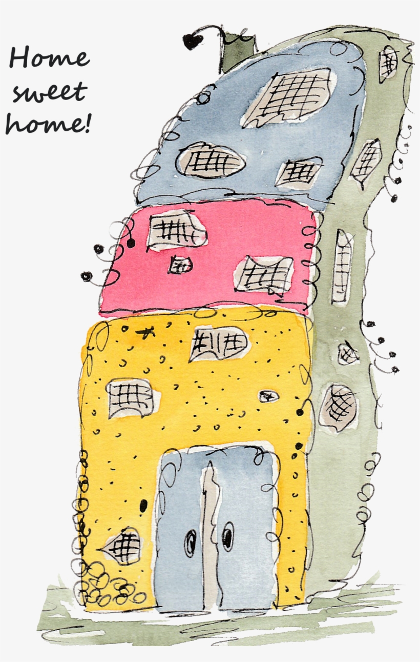 Home Sweet Home-karte By Sabine Brengel Malwerkstatt, transparent png