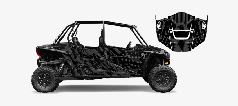 Rzr 4 Seater American Flag - Jeep Wrangler, transparent png