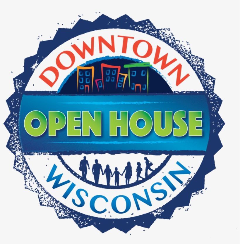 Downtown Open House Color Logo - Emblem, transparent png