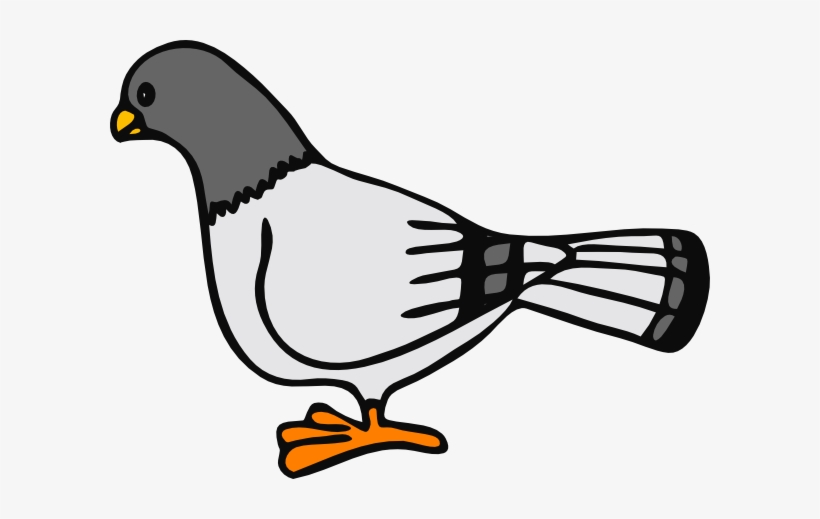 How To Set Use Cartoon Pigeon Svg Vector, transparent png