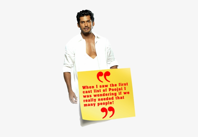 Much Like Their Last Partnership Poojai Sees Vishal - Tamil All Actors Png, transparent png