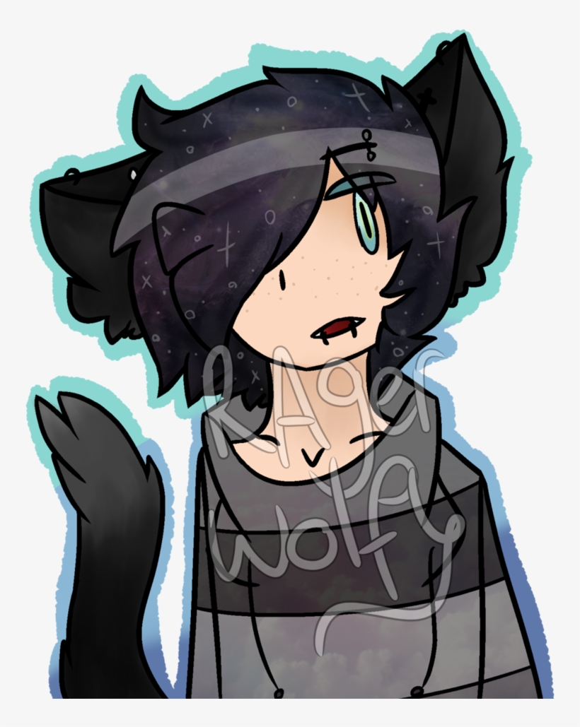 Emo Cat Drawing At Getdrawings - Zane Off Of Aphmau, transparent png