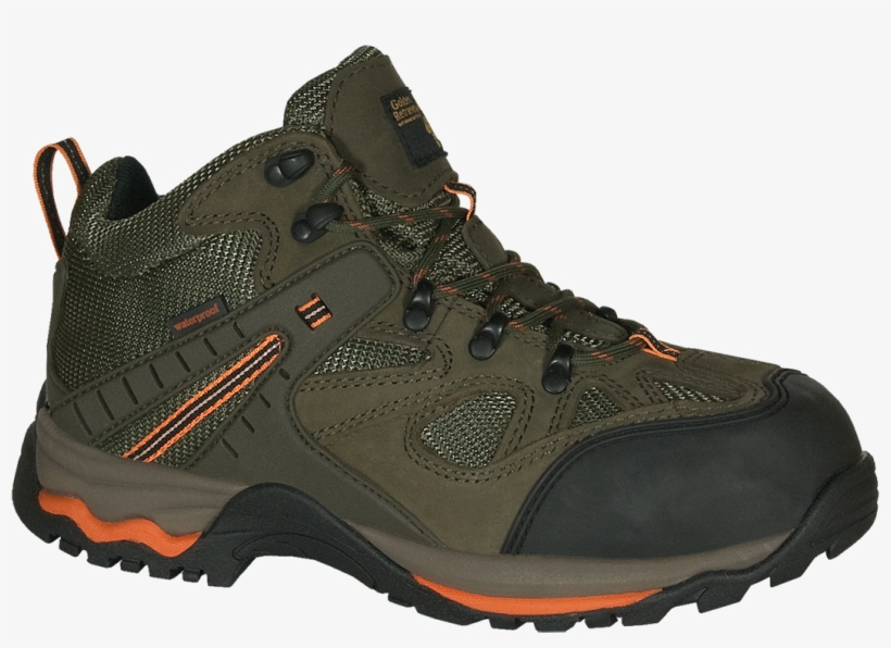 7566 - Golden Retriever Leather Mesh Hiker Ct - Mens 11 Green, transparent png
