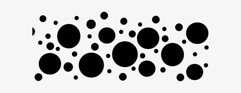 Blue Polka Dots Png Jpg Black And White Stock - Clip Art, transparent png