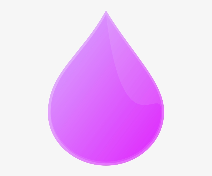 Clip Art At Clker Com Vector Online - Purple Raindrop Clipart, transparent png
