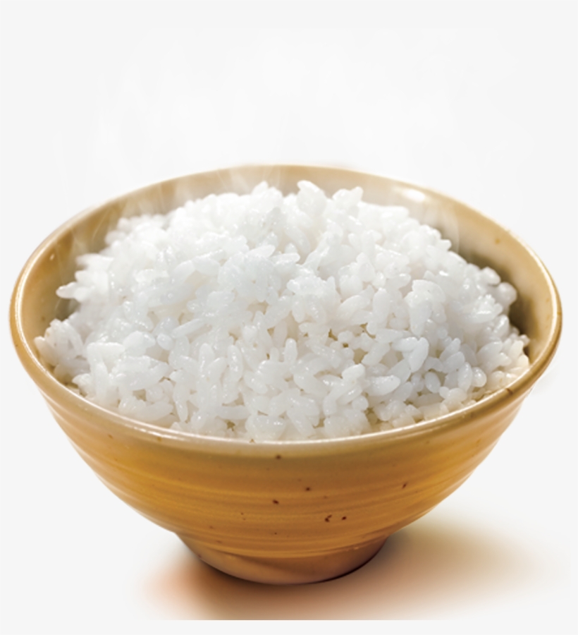 Cooked Glutinous Sticky Transprent - Bowl Of Rice Png, transparent png