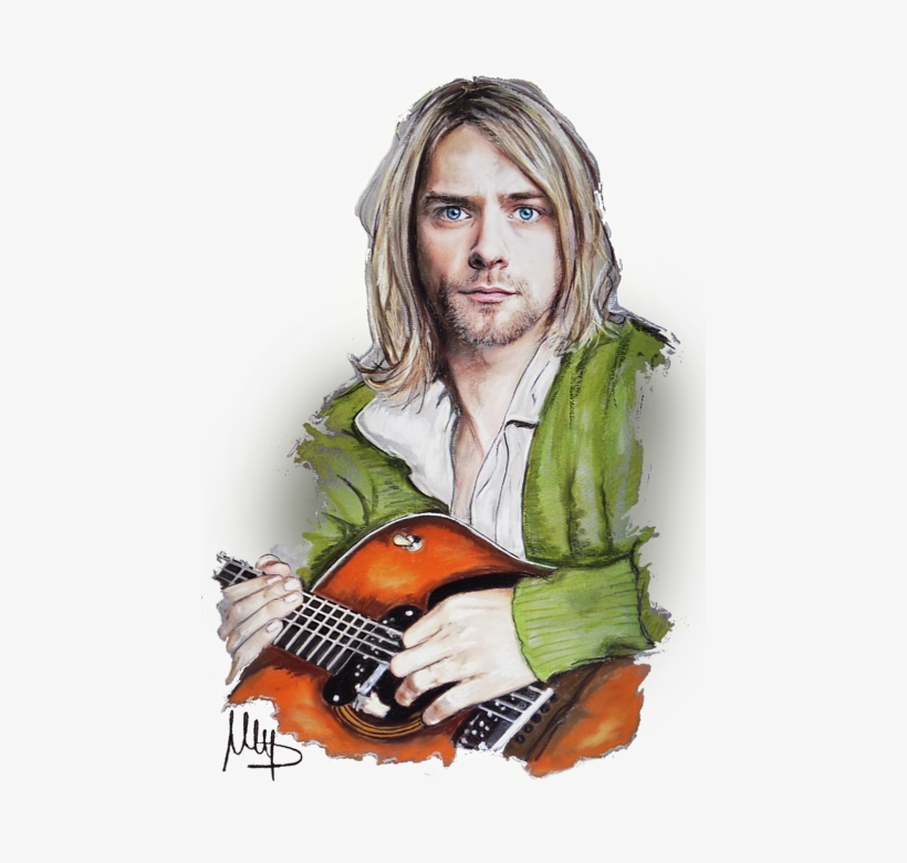 Click And Drag To Re-position The Image, If Desired - Kurt Cobain, transparent png