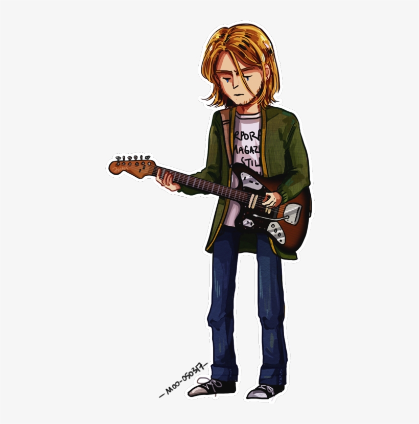 Might Make This Into A Sticker Idk - Kurt Cobain Jaguar, transparent png