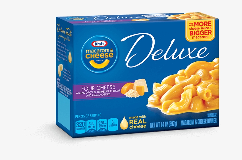 Kraft Mac And Cheese Deluxe, transparent png