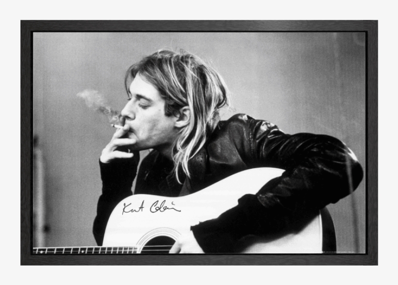 Kurt Cobain Huge Poster, transparent png