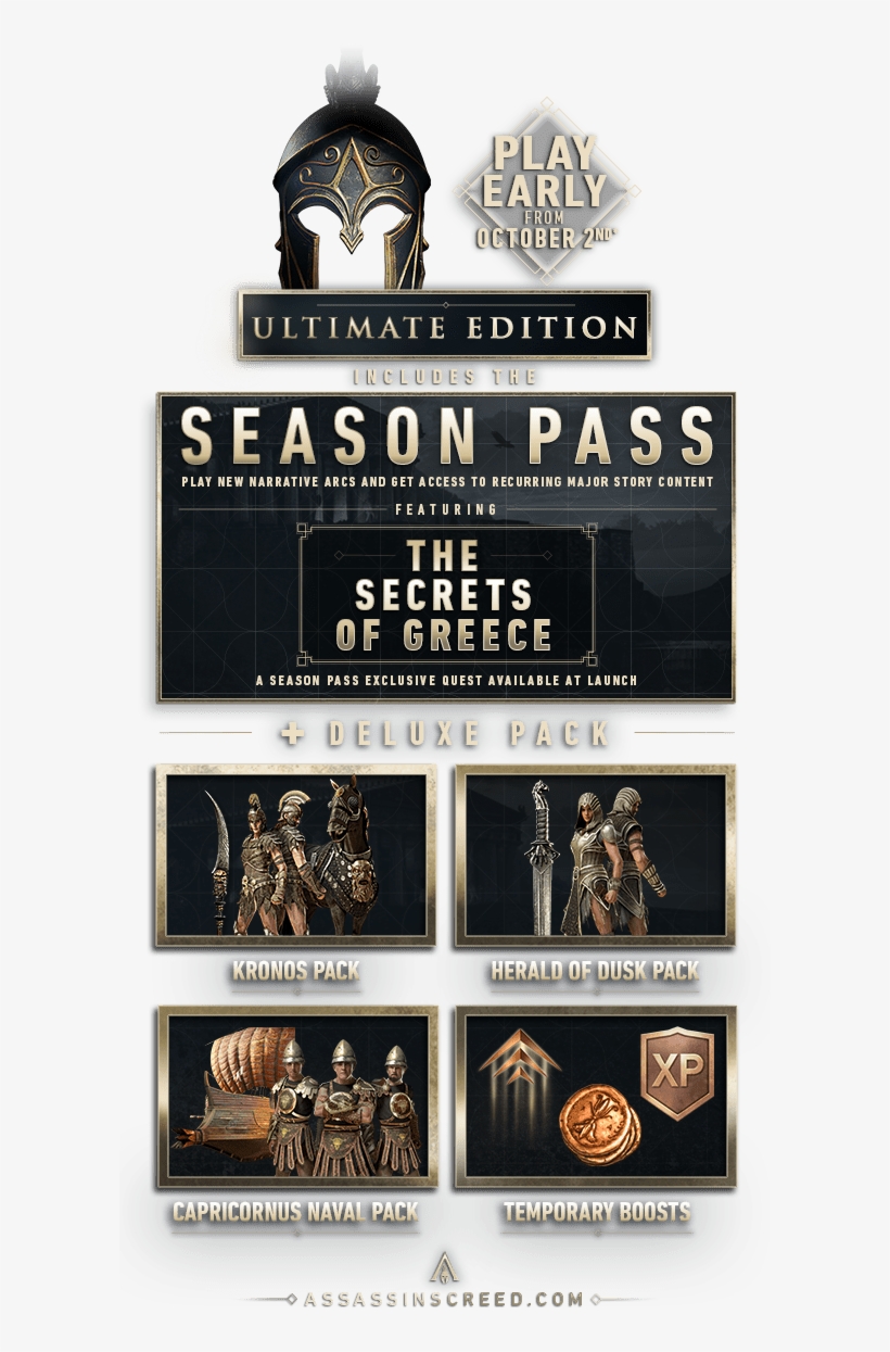 Assassins Creed Ultimate - Assassin's Creed Odyssey Season Pass, transparent png