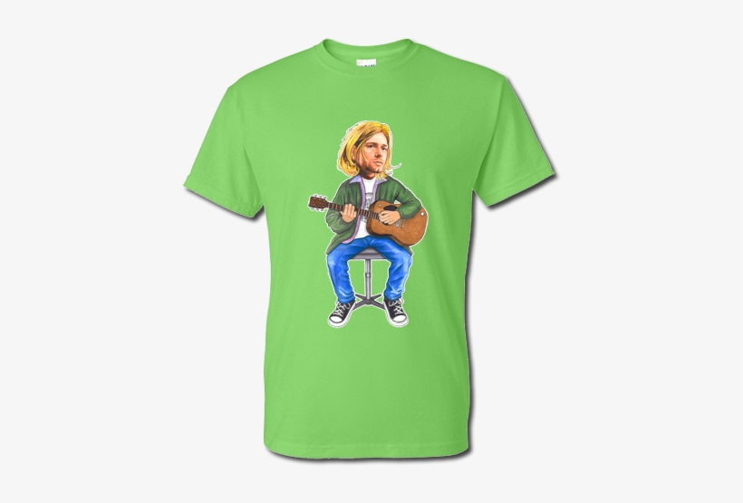 Kurt Cobain T-shirt Drawn By Mark Reynolds - Shirt, transparent png