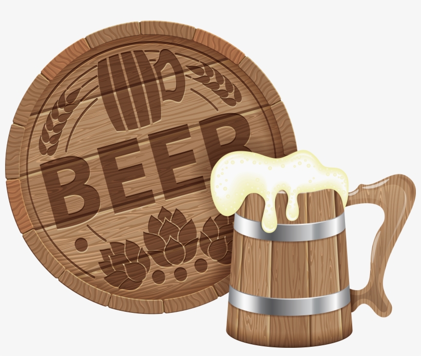 Beer Barrel Clipart, transparent png