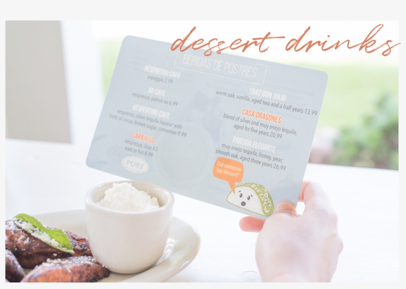 We've Got Dessert Drinks, transparent png