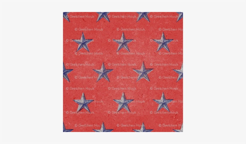 Stars Print Red White And Blue Vintage - Blue, transparent png