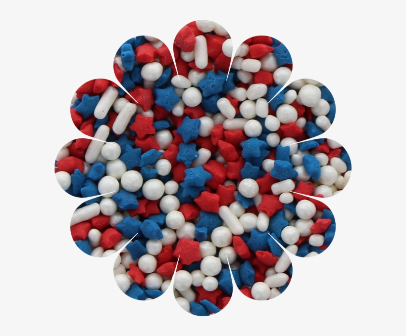 Red White And Blue Deluxe Mix - Gravel, transparent png