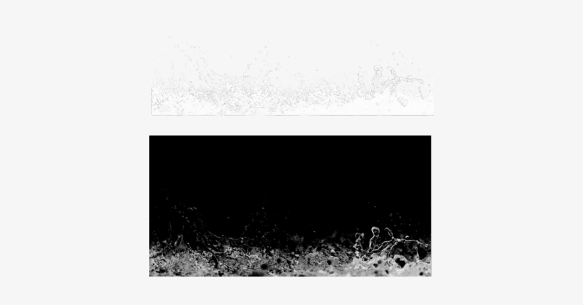 Water Effects Png Water Splash Psd Detail Water Splash - Monochrome, transparent png