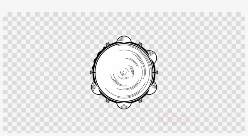 Pandeiro Clipart Pandeiro Tambourine - Korean Flag Brush Stroke, transparent png