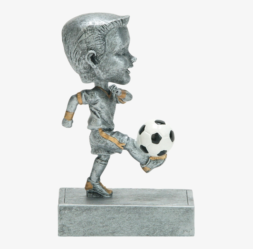 Bobble Head - 5 1/2 - Youth Boy Soccer Bobblehead Trophy, transparent png
