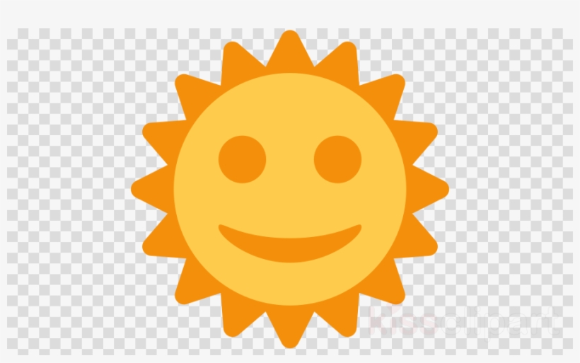 Forsen Sun With Face Clap Clipart Emoji Computer Icons - Clip Art, transparent png