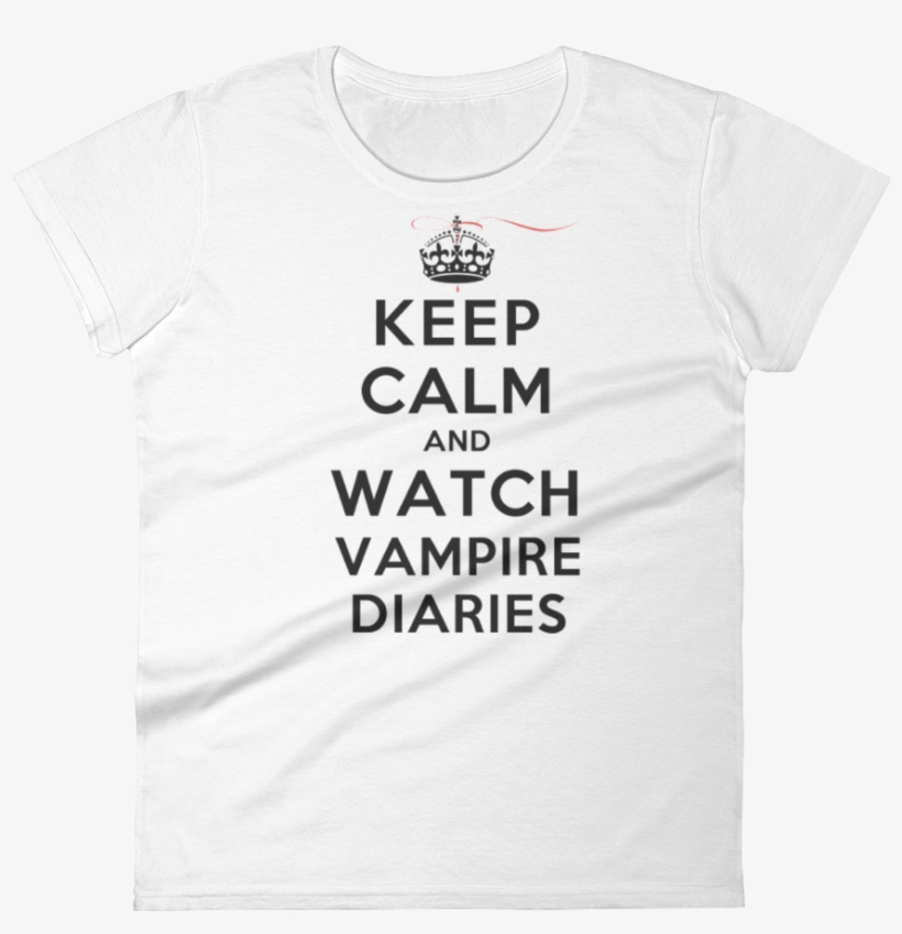 Keep Calm And Watch Vampire Diaries T-shirt - Harley Quinn Black And White, transparent png