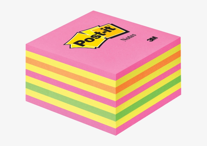Post-it 2028g Kubuspad 76 X 76 Pastel Green, transparent png