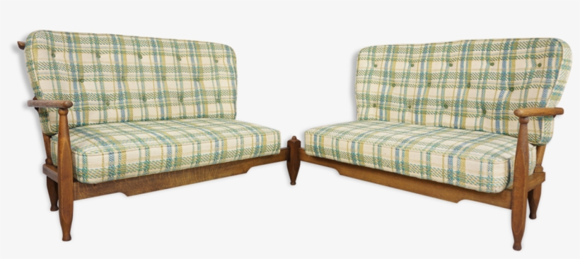 Guillerme And Chambron Corner Sofa 50s 60s - Couch, transparent png