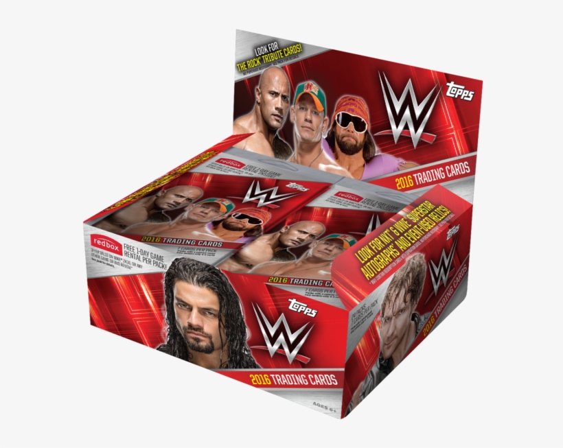 2016 Topps Wwe Wrestling Factory Sealed 6 Pack Lot - 2016 Topps W Trading Cards, transparent png