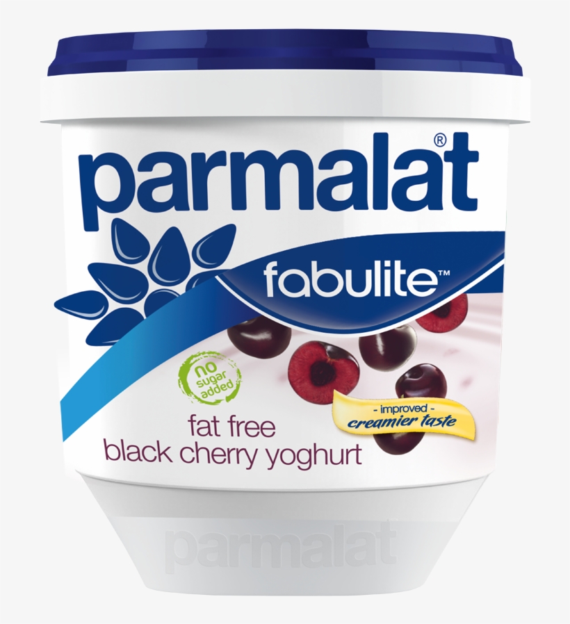 Parmalat 1kg Fabulite Black Cherry - Fat Free Yoghurt South Africa, transparent png