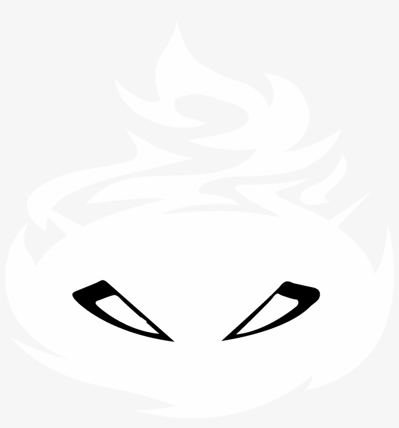Flame Logo Black And White, transparent png