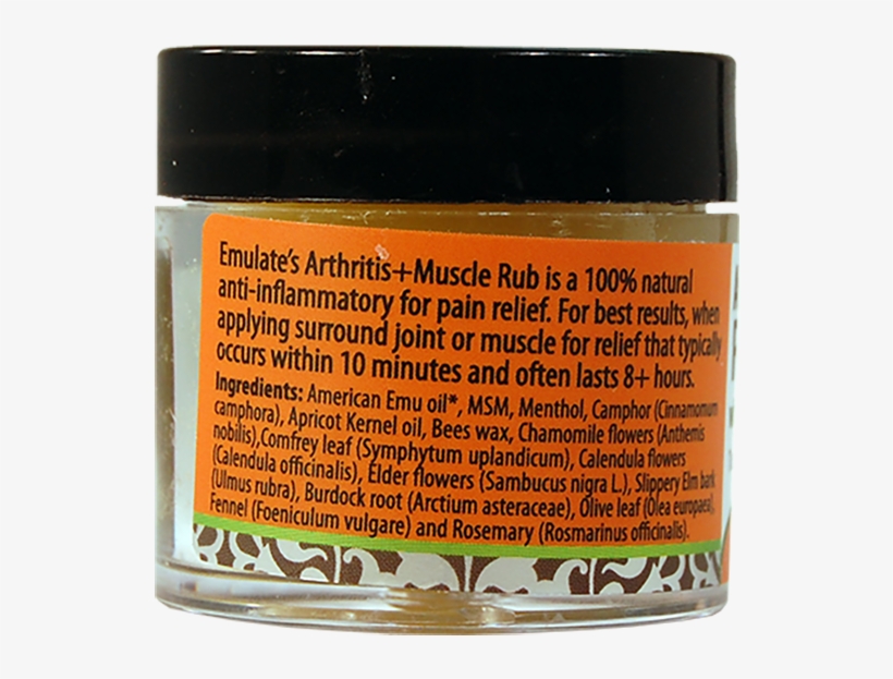 Arthritis & Muscle Rub - Emu Oil, transparent png