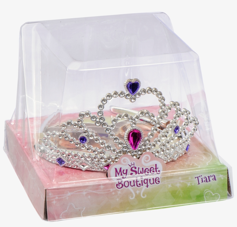 My Sweet Boutique Tiara 2 Asst, Silver/ Purple, Large - My Sweet Boutique Diadem, Sølv Med Lilla/pink, transparent png