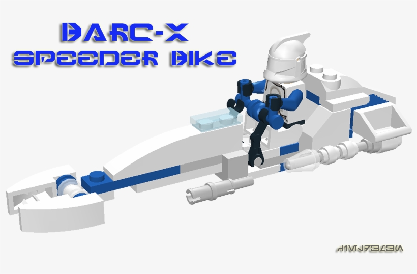 Barc-x Speeder Bike - Lego Star Wars Clone Wars Speeder Bike, transparent png