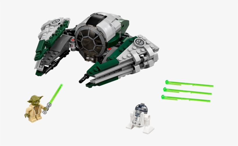 Lego Star Wars - Lego Star Wars Yoda's Jedi Starfighter 75168 Building, transparent png